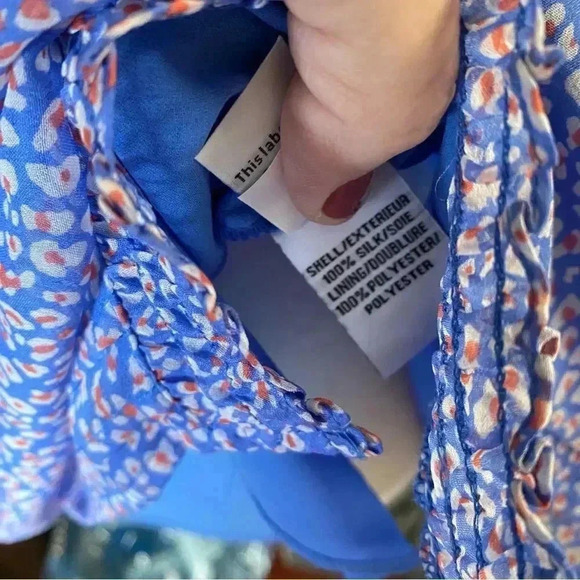 Diane Von Furstenberg Silk Layla Dress Cornflower Blue Size 2 - Picture 8 of 9